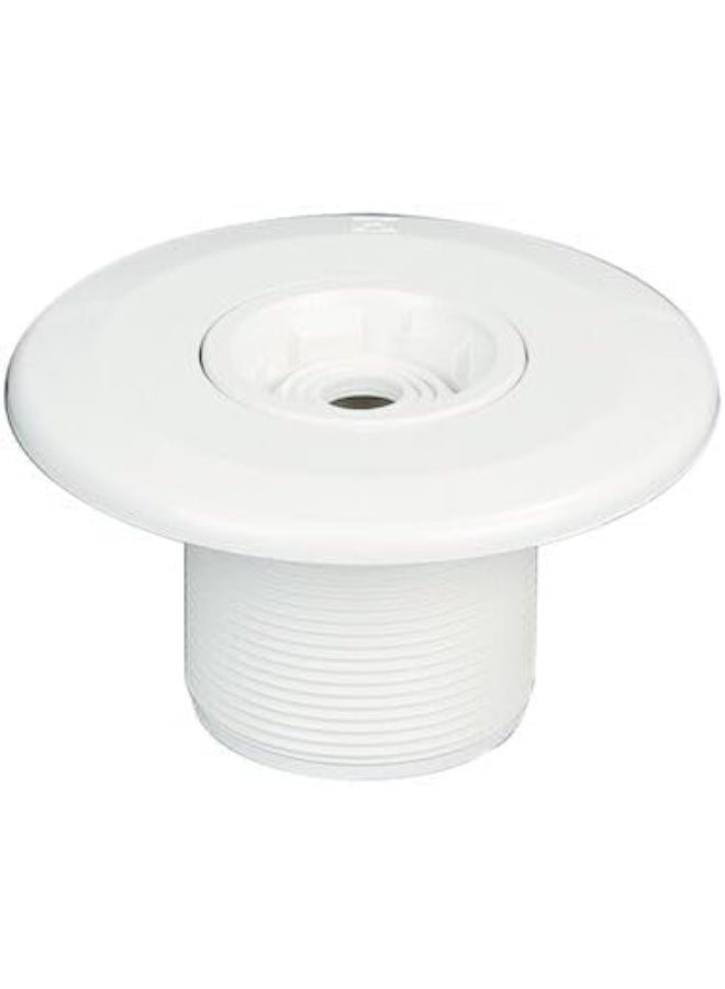 Astral Pool Multiflow Return Inlet, 50mm Inner Wall, 2-inch Outer Thread, White ABS