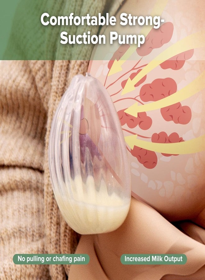haakaa Wearable Silicone Breast Pump with Steriliser Bag, 2-in-1 Hands-Free Passive Breast Milk Catcher for Nursing Mom, Breastfeeding Essentials, 75ml Shell Pump & 750ml Steriliser Bag - Frosted - Image 3