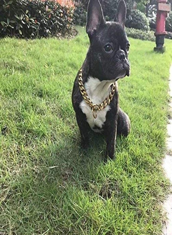 Pet Believe Heavy Duty Brass Choke Chain Training Collar for Medium Dogs - Brass Choke Chain Swivel Size 8 no. 24inch - Image 3