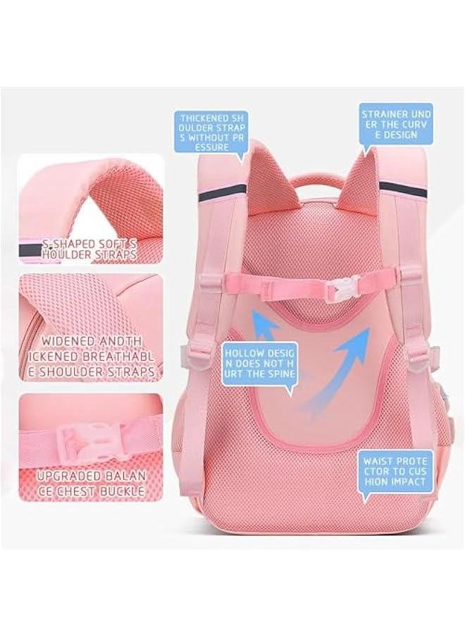 HOOKOR School bag, Cute School Backpack,school bag leisure backpack school student laptop backpack,accessories plush pendant for Teens Girls Women Studentsr School bag  - Image 5