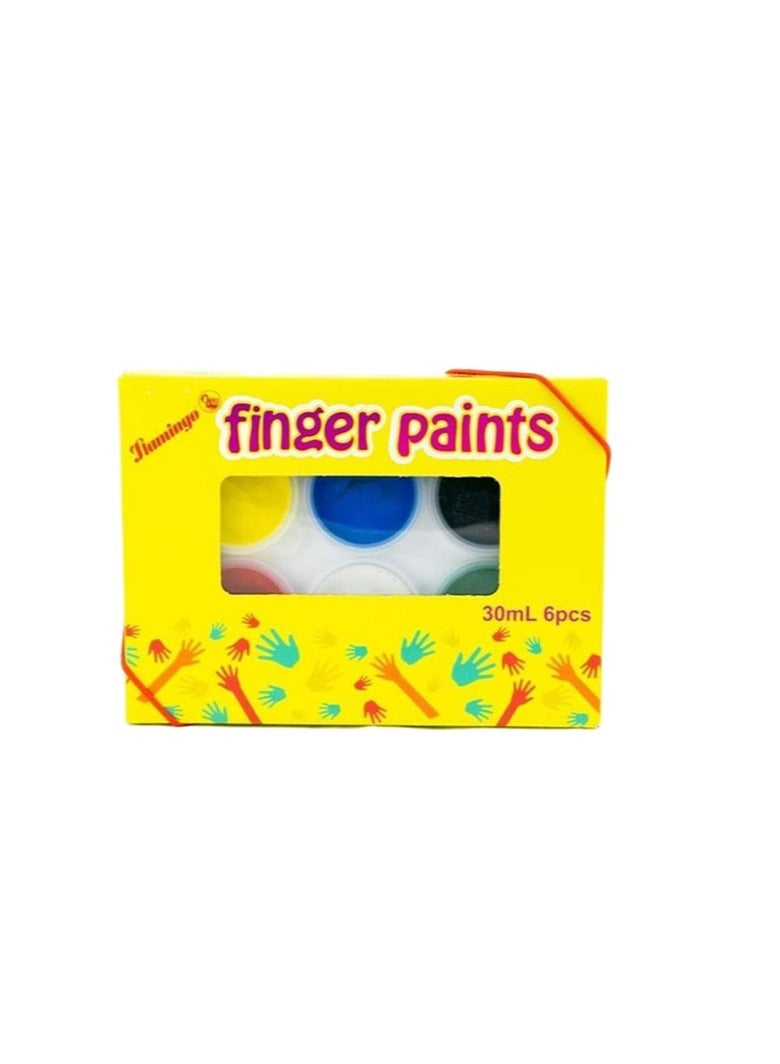 Flamingo FINGER PAINTS 6PC 30ML - Image 1