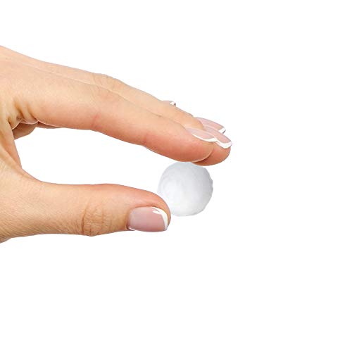 DecorRack 600 ct Small Cotton Balls, 100% Pure Natural Cotton, for Make-Up, Nail Polish Removal, Pet Care, Soft and Absorbent (Pack of 600) - Image 2