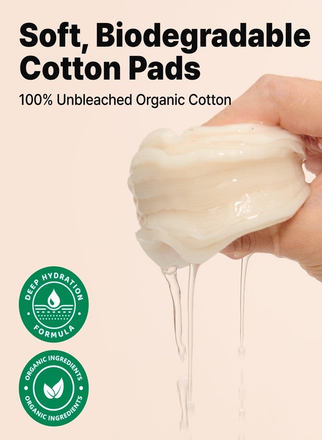 MAY COOP Raw Moisture Korean Toner Pad - Redness Relief, Hydrating, Exfoliating Cotton Pads with 75% Maple Sap for Skin Balancing & Smoother Texture, 70 Pads - Image 5