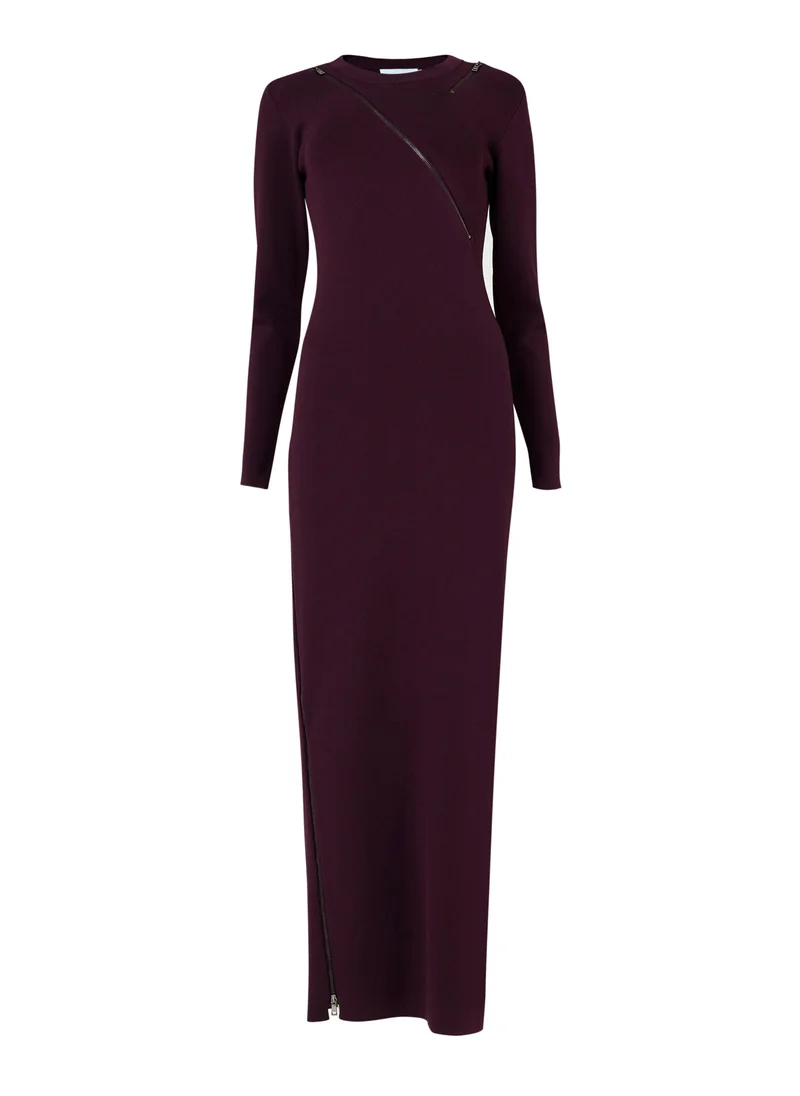 leem  Zipped Knitted Dress for Women | Best Price UAE