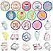 Cinrobiye 24 Pcs Ice Cream Stampers Candy Donut Party Favors Sweet Themed Birthday Supplies PreInked Classroom Prizes Treat Bag Fillers for Girls Boys Fiesta Pinata Gifts - Image 4