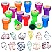 Cinrobiye 24 Pcs Ice Cream Stampers Candy Donut Party Favors Sweet Themed Birthday Supplies PreInked Classroom Prizes Treat Bag Fillers for Girls Boys Fiesta Pinata Gifts - Image 2