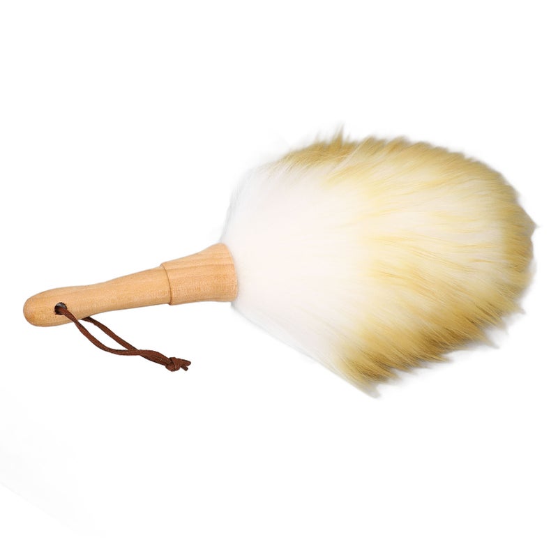 Cleaning Brush Duster Multifunctional Wooden Handle Lambswool Duster for Blinds Table Piano Long Handle - Image 3