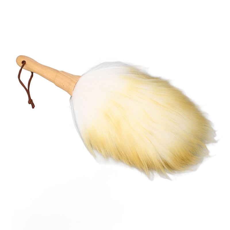 Cleaning Brush Duster Multifunctional Wooden Handle Lambswool Duster for Blinds Table Piano Long Handle - Image 4