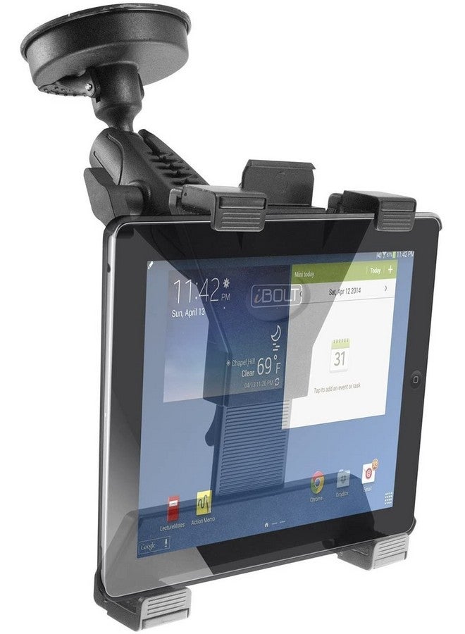 iBOLT Tabdock Bizmount Holder/Mount With Suction Cup Base For Your Windshield Dashboard Or Desk Compatible With All 7"10" Tablets: Ipad Samsung Galaxy Tab Google Nexus - Image 5