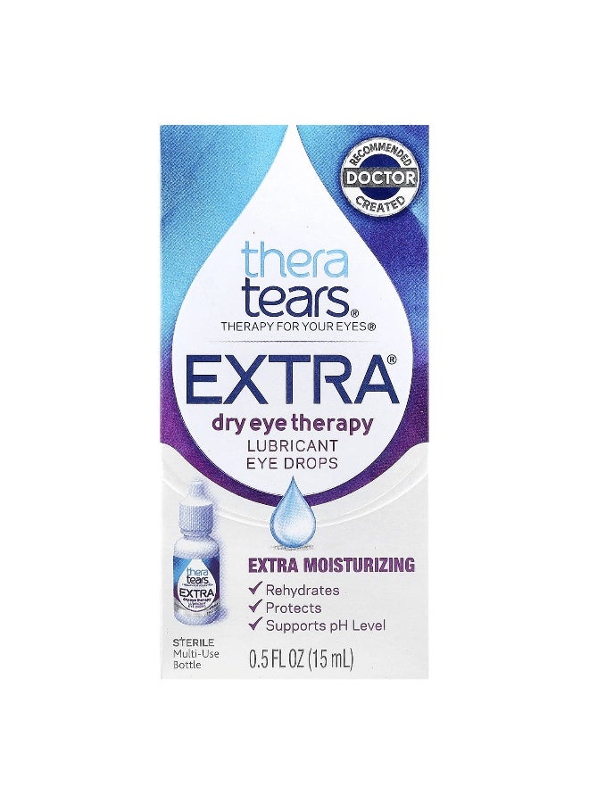 Thera Tears TheraTears, Extra® Dry Eye Therapy, Lubricant Eye Drops, 0.5 fl oz (15 ml) - Image 2