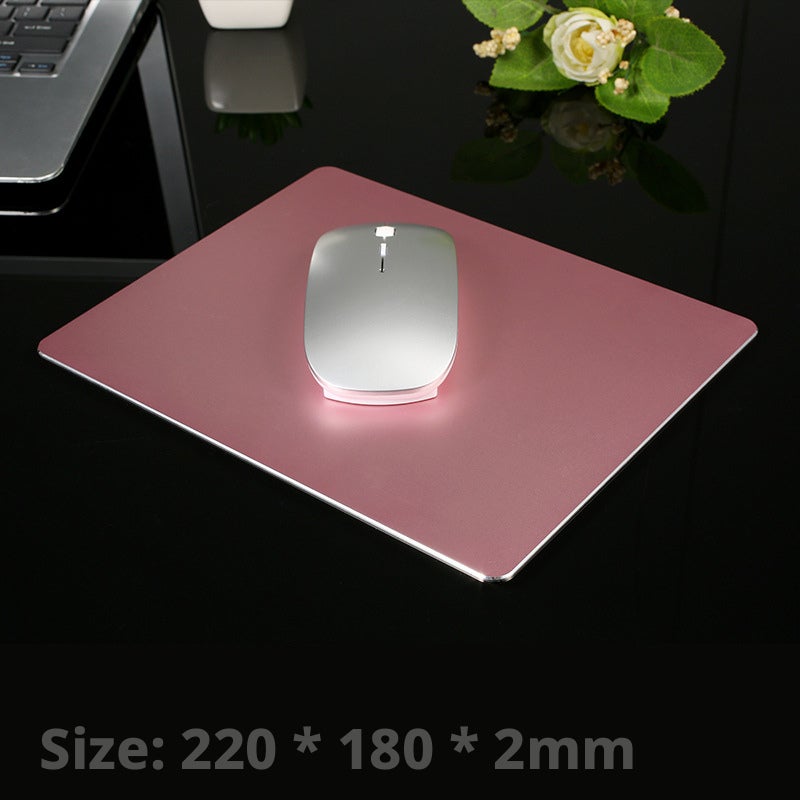 Aluminum Alloy Metal Mouse Pad Desk Mat - Office & Gaming - Image 1