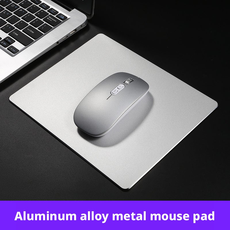 Aluminum Alloy Metal Mouse Pad Desk Mat - Office & Gaming - Image 2