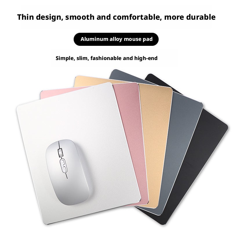 Aluminum Alloy Metal Mouse Pad Desk Mat - Office & Gaming - Image 4