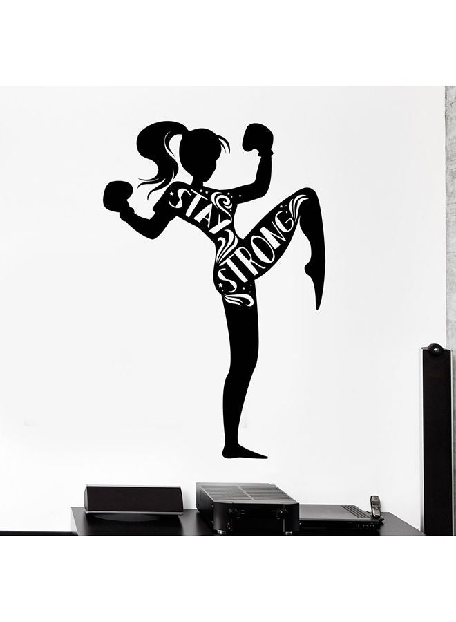 NIBEMINENT Gym Quote Wall Sticker