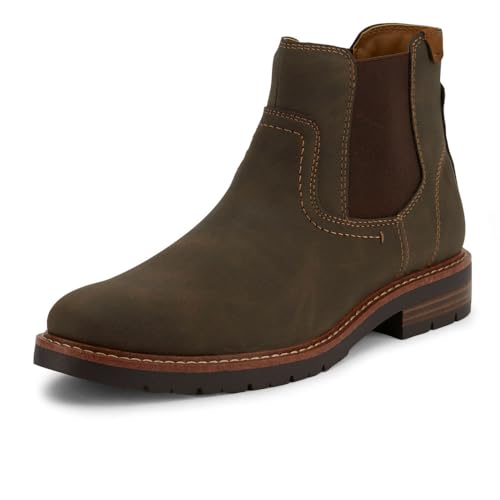Dockers Footwear Mens Ransome Chelsea Boot Dark Brown 11