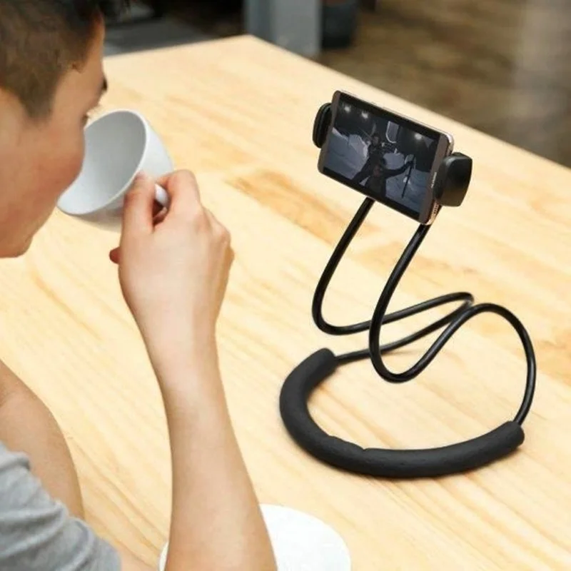 Boldy Phone Holder Neck Acrobat - Flexible Phone Holder - Phone & Tablet Stand - Portable Phone Neck - Acrobat Neck Tablet Phone Holder