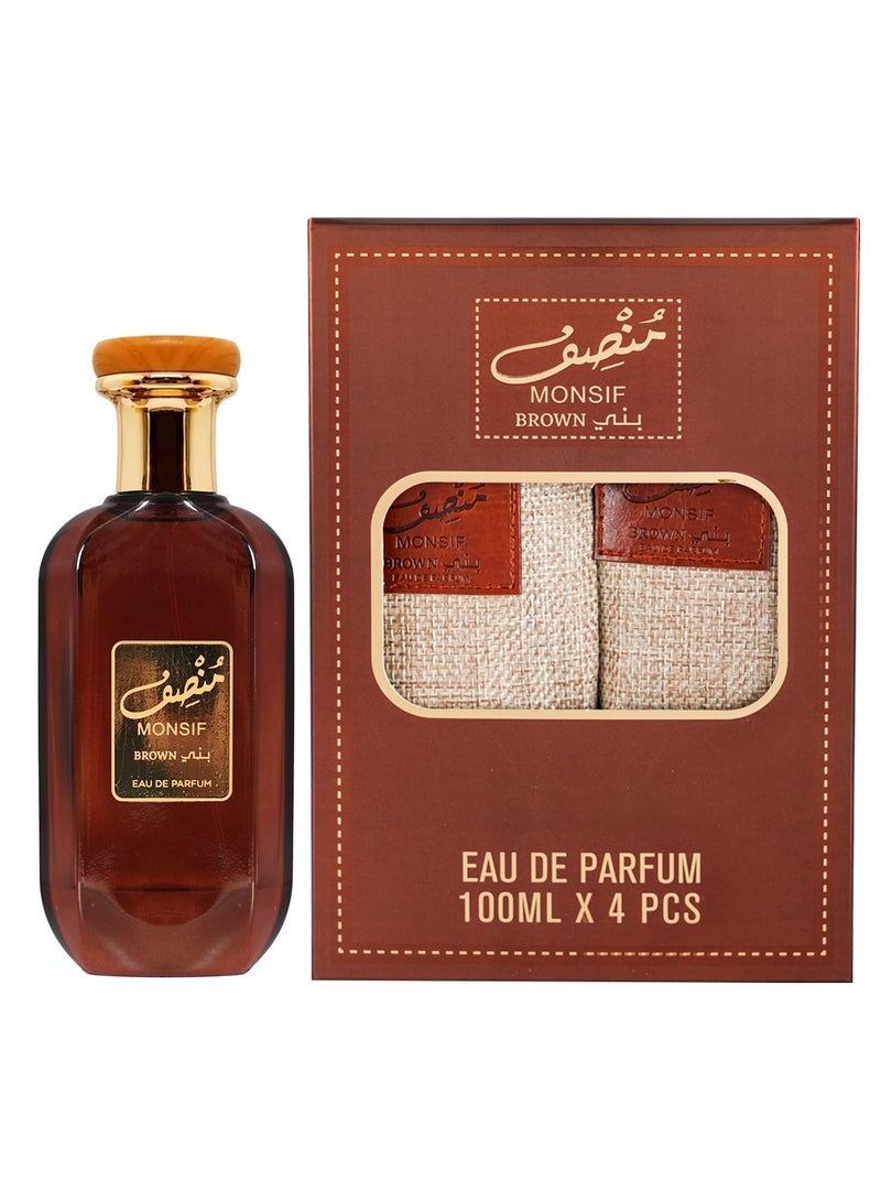 محبوب للعطور عطر منصف بني 100 مل  1×4 من محبوب للعطور - Image 2