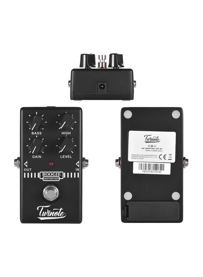 NIBEMINENT Twinote Boogie Distortion Analog Old School Guitar Effect Pedal Processor - Image 3