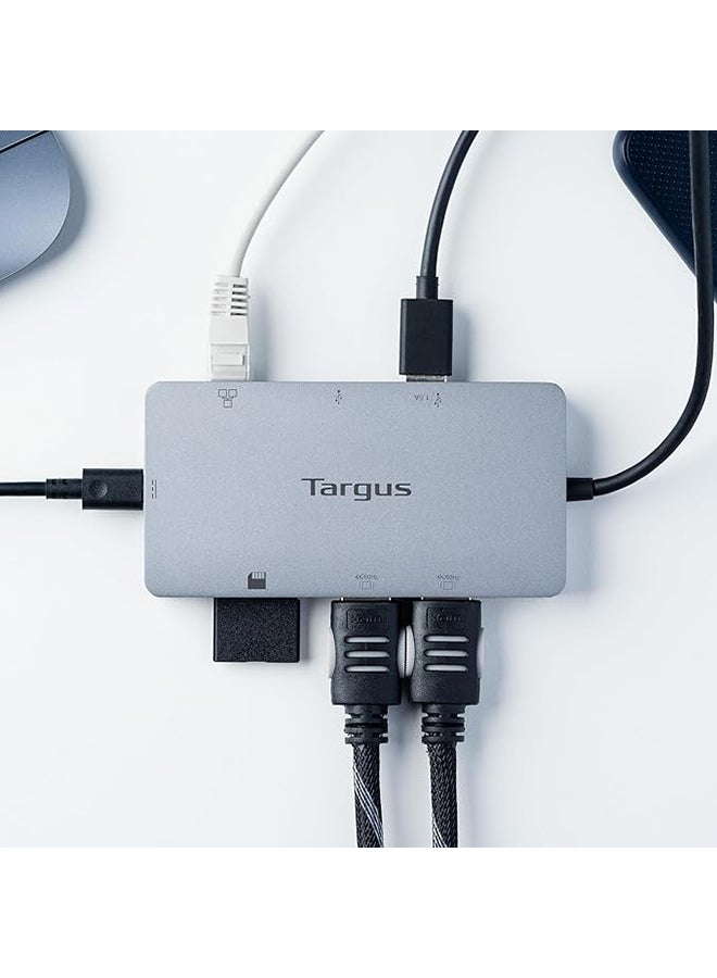 targus Docking Station Dock423 Usb-c 4k 100w Pd Pass-thru White - Image 3