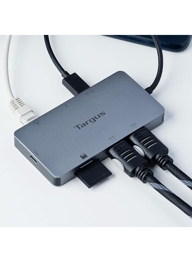 targus Docking Station Dock423 Usb-c 4k 100w Pd Pass-thru White - Image 4