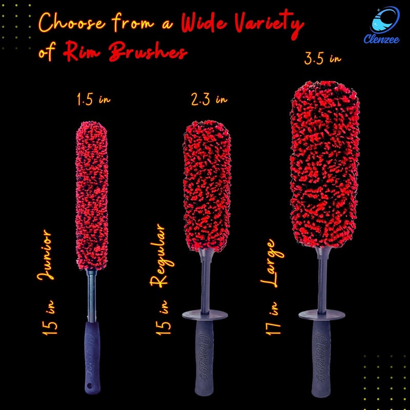 Clenzee Wheel Brush - Rim Cleaner Brush for Effective Wheel Cleaning (1 Pack) - Image 4