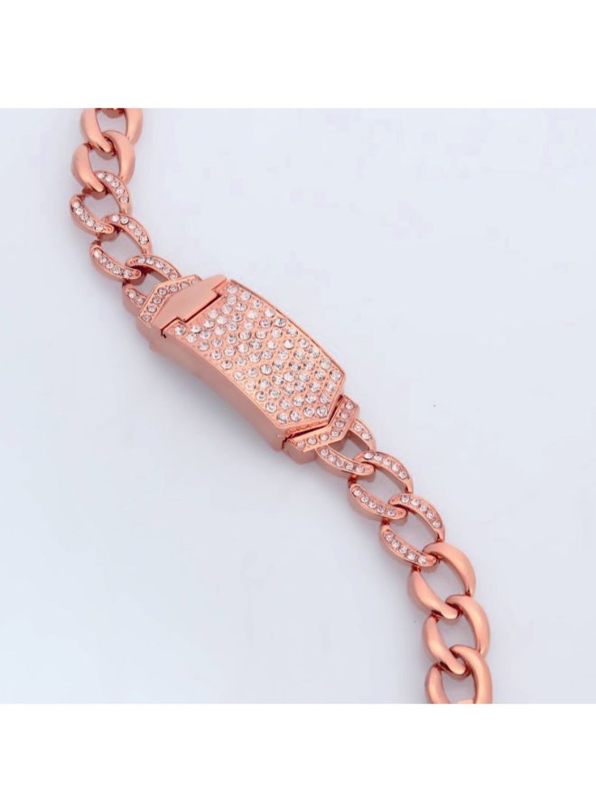 دي فاني ساعة يد بعقارب بسوار من الستانلس ستيل للنساء - Image 2