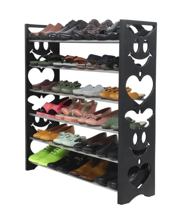 Futurist World Futurist World Premium Multipurpose 6 shelf Plastic And Steel Rack  - Image 1