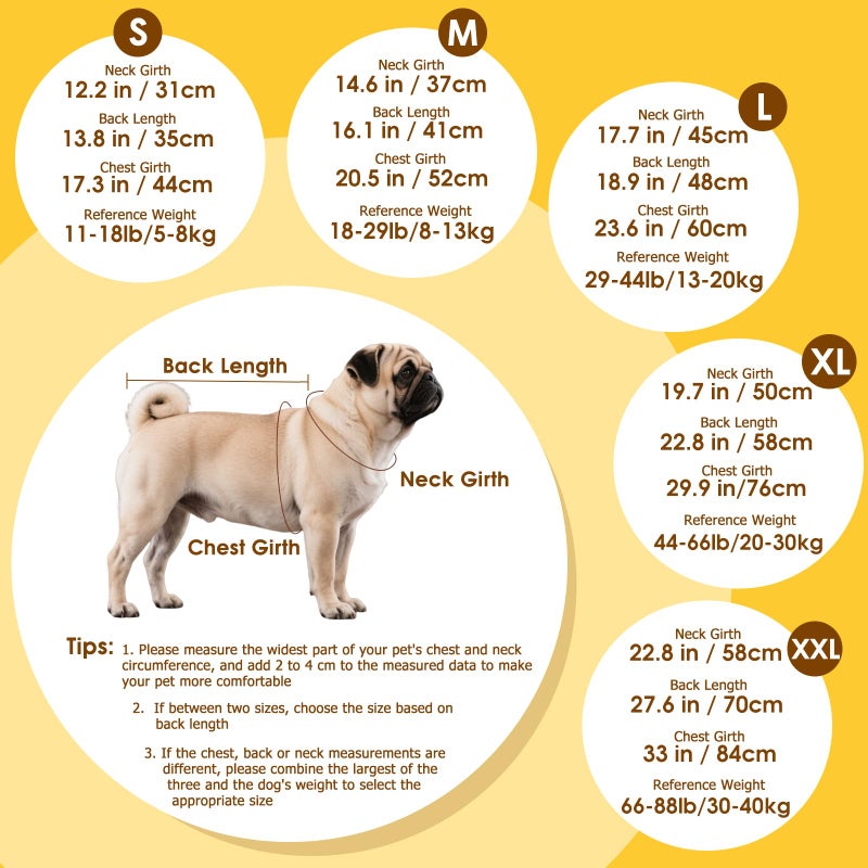 Bsemax Dog Raincoat: Dog Rain Jacket with Reflective Harness & Removable Hood | Waterproof Dogs Rain Coat Poncho for Large Medium Small Dogs Puppies (Yellow - S) - Image 2