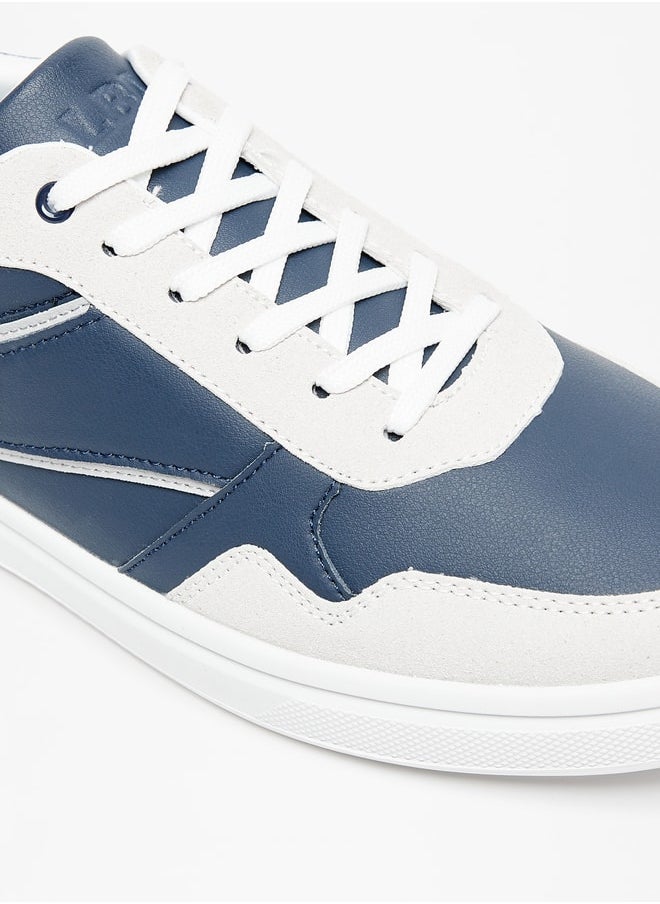 LBL by Shoexpress Men Solid Low Ankle Sneakers with Lace-Up Closure  - Image 5