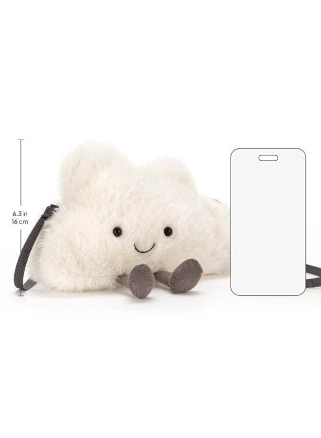 Jellycat حقيبة سحاب السحاب القابلة للتسلية - لعبة محشوة ناعمة بأرجل كوردية، هدية عيد الحب لطيفة للأطفال والبالغين، مجموعة جليكات، 16 سم - Image 3