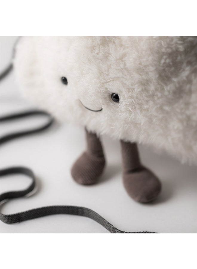 Jellycat حقيبة سحاب السحاب القابلة للتسلية - لعبة محشوة ناعمة بأرجل كوردية، هدية عيد الحب لطيفة للأطفال والبالغين، مجموعة جليكات، 16 سم - Image 4