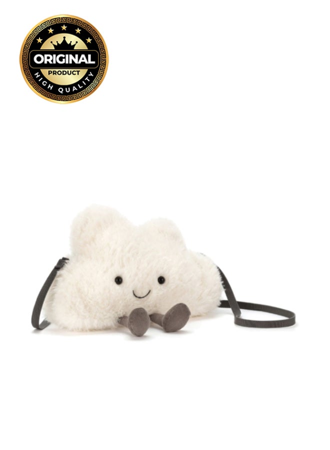 Jellycat حقيبة سحاب السحاب القابلة للتسلية - لعبة محشوة ناعمة بأرجل كوردية، هدية عيد الحب لطيفة للأطفال والبالغين، مجموعة جليكات، 16 سم - Image 1