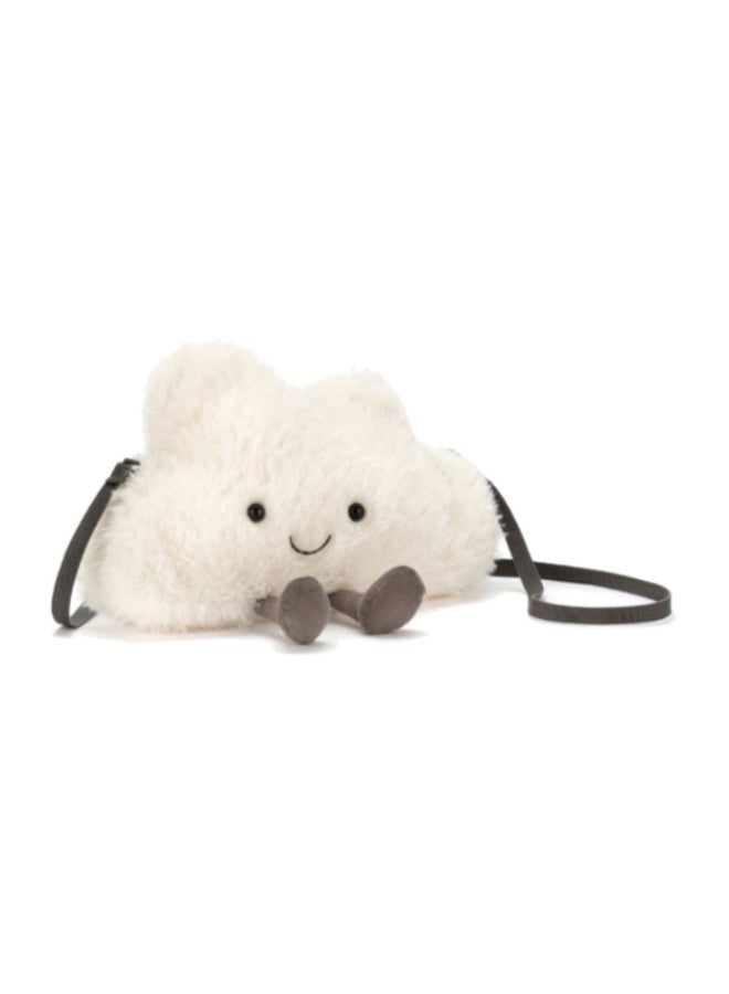 Jellycat Amuseables Cloud Bag Plush – Soft Stuffed Toy with Cordy Legs, Cute Valentine’s Gift for Kids & Adults, Collectible Jellycat, 16cm - Image 1