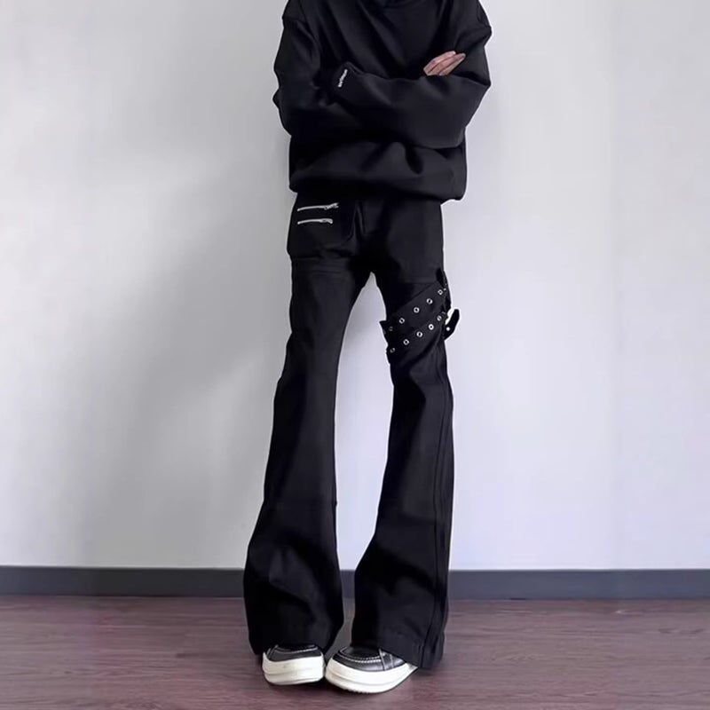 Unisex Classic Denim Jeans Loose Fit Daily Outdoor Wear - Image 5