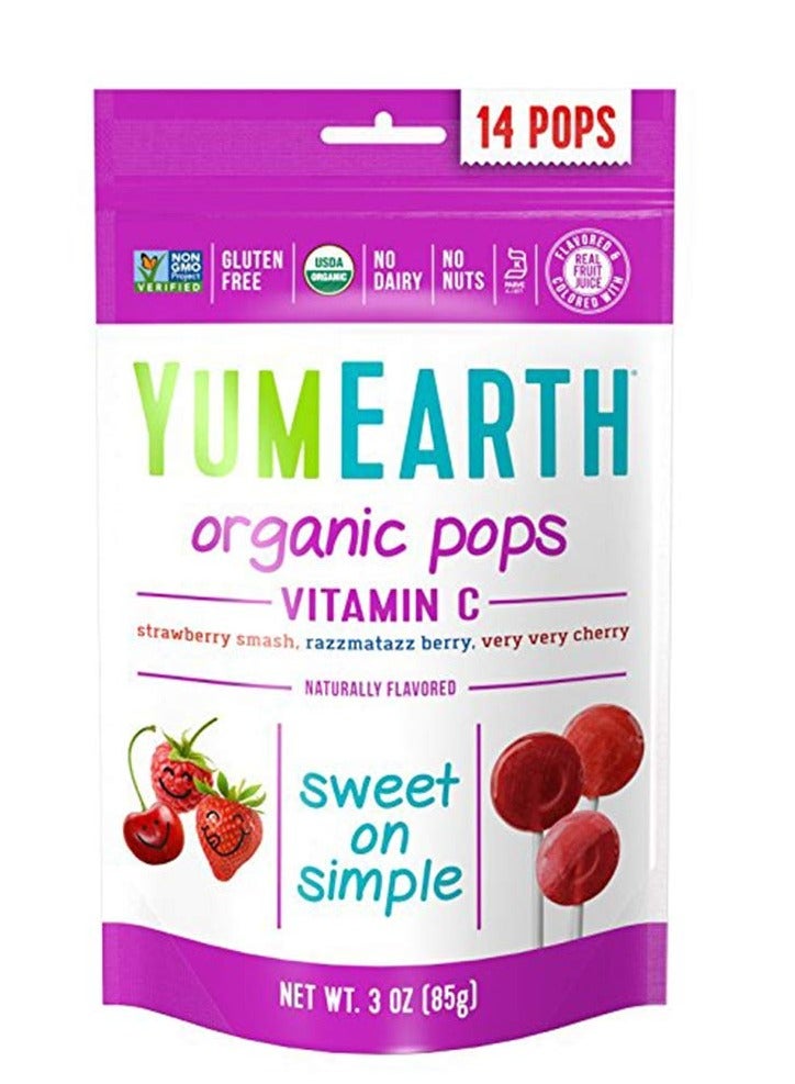 يام إيرث حلوى مصاص الفواكه العضوية بفيتامين سي - Image 1