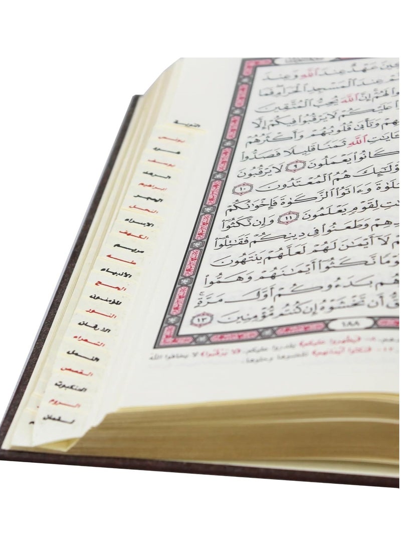 Indexed with Tafsir al-Saadi cover of Chamoua 2 the color of the doctrine of the edges the Qur’an in Ottoman drawing and its margins clarifying the words of al-Manan from Tafsir al-Saadi 14/20 - Image 5