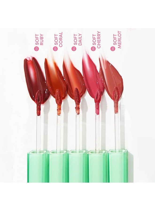 PAGE VINE Square tube lip gloss mirror lipstick lip gloss 06# - Image 2