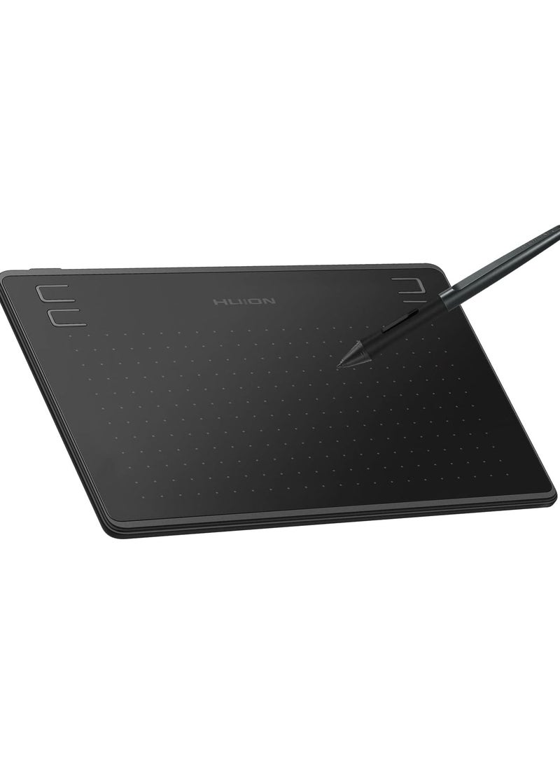 GGOOT HS64 Graphics Drawing Tablet 6.3 x 4 inch Active Area 8192 Levels Pressure Tilt Function Art Animation Drawing Board with Battery-Free Stylus for Laptop PC Compatible with WindowsOS  - Image 1