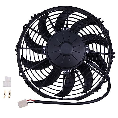 LSSOCH 10 Inch Dia 255mm Universal 12V Blow Cooling Fan Compatible with Spal 30100320 Transmission Coolers - Image 1
