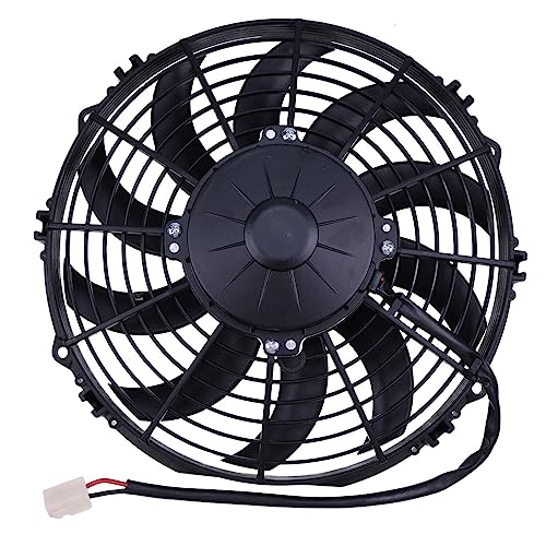 LSSOCH 10 Inch Dia 255mm Universal 12V Blow Cooling Fan Compatible with Spal 30100320 Transmission Coolers - Image 3