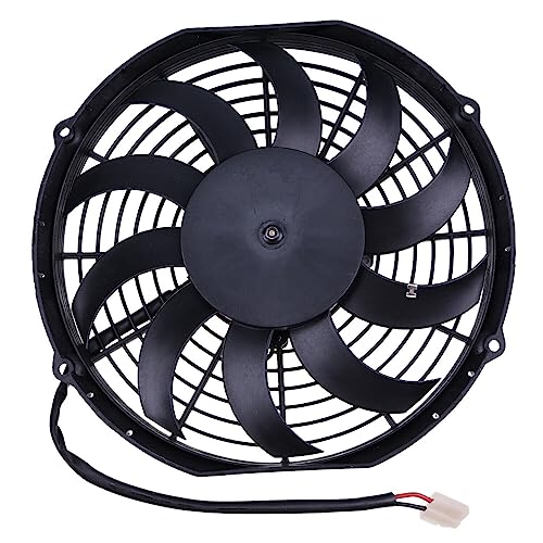 LSSOCH 10 Inch Dia 255mm Universal 12V Blow Cooling Fan Compatible with Spal 30100320 Transmission Coolers - Image 4