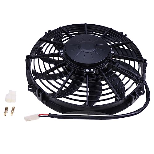 LSSOCH 10 Inch Dia 255mm Universal 12V Blow Cooling Fan Compatible with Spal 30100320 Transmission Coolers - Image 2