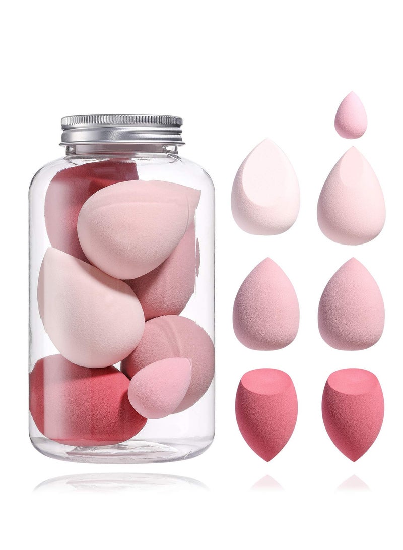 7 pcs Makeup Sponges Set Blender Super Soft Latex Free Makeup Sponges for Foundation Blender Flawless for Creams Powders and Liquids - Image 1