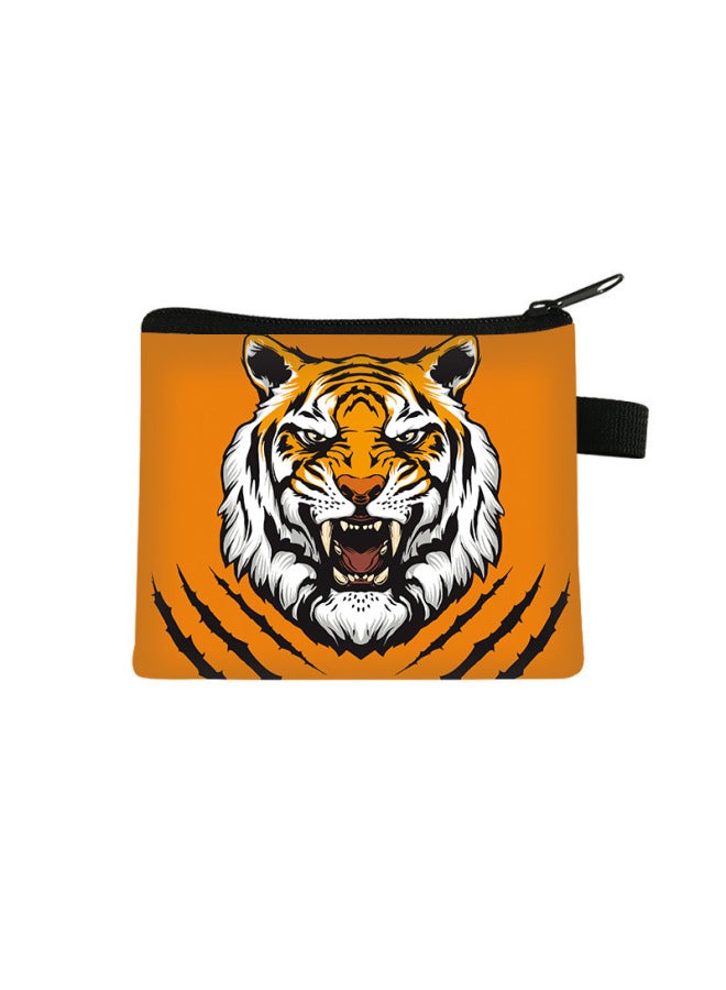 Animal Ilration Coin Purse Kidsren's Mini Cute Bag Student New Style Large Capacity Storage Key Card Holder