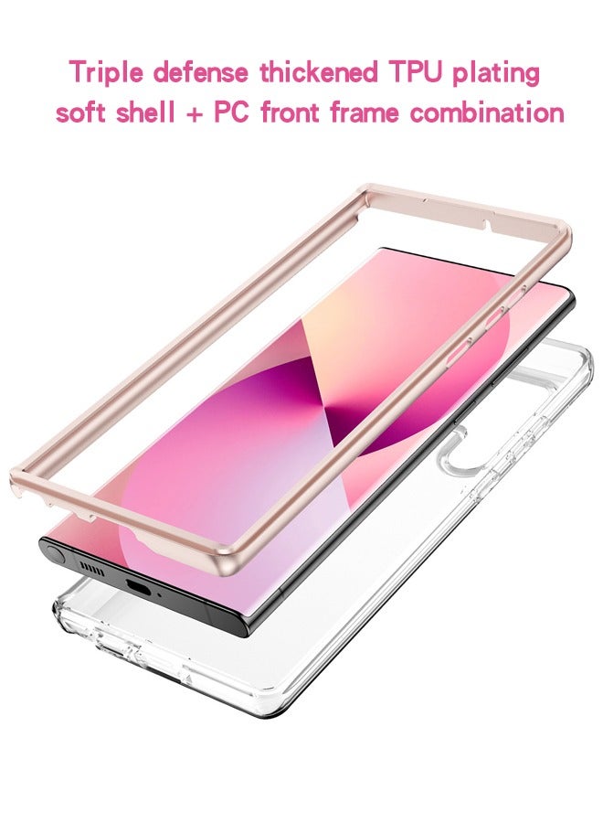 GROIC Designed for Samsung Galaxy S23 6.1" Case, Full Body Rugged Case with Built-in Touch Sensitive Anti-Scratch Screen Protector, Stylish Marble Shockproof Protective Phone Case Slim Thin Cover - Image 3