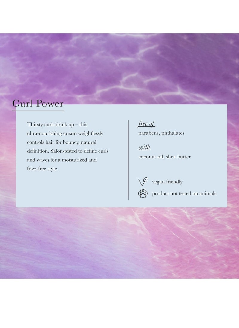 SGX NYC SGX NYC Curl Power Cream - Curly Hair Products for Frizz Elimination - Curl Cream with Coconut and Shea Butter for Curly and Wavy Hair - 7 oz  - Image 4