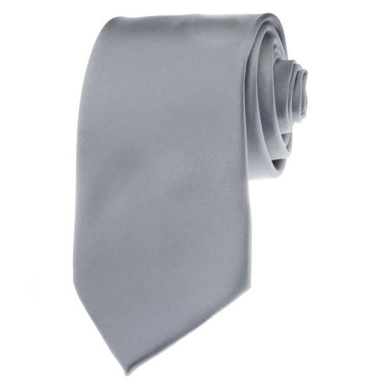 Premium Polyester Material Mens Dress Tie Luxury Business Ties Fashionable Formal Neckties For Men Wholesale Available Gray  - Image 1