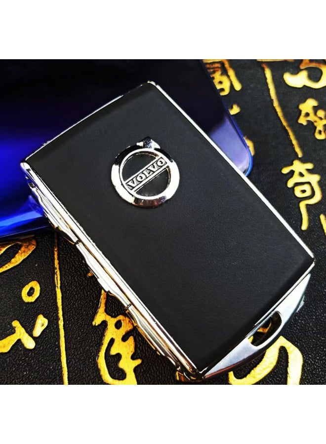 Volvo Genuine leather car key protective case suitable for Volvo xc40xc60xc90s60s90 car key shell case - Image 5