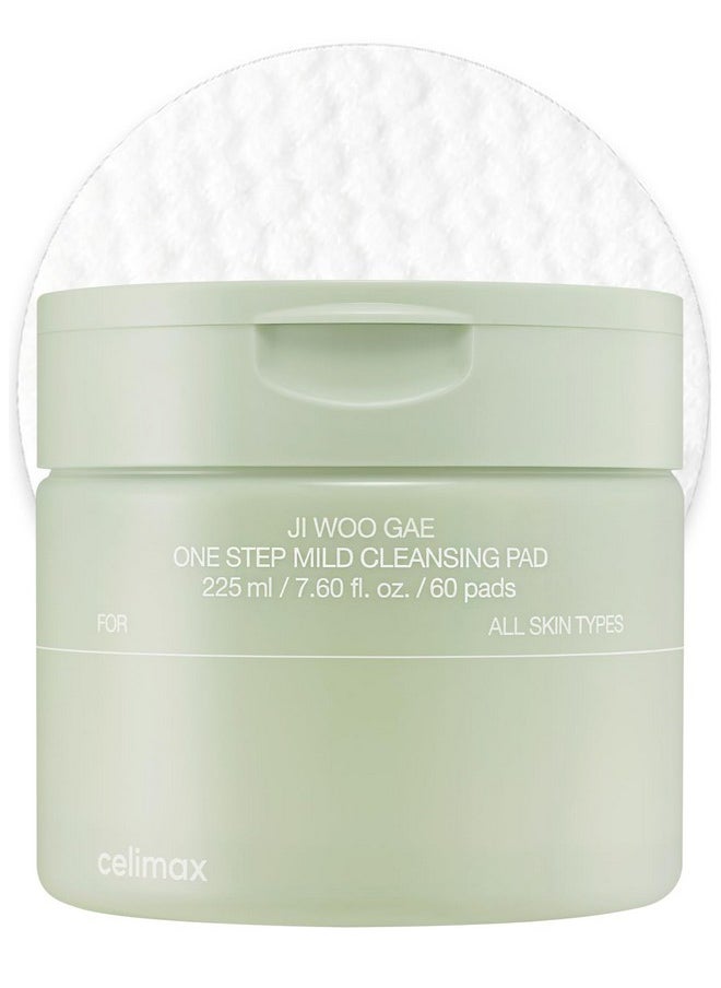 celimax Ji.Woo.Gae One Step Mild Cleansing Pad (60Pads)  - Image 1