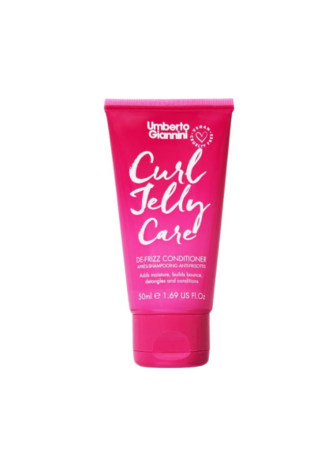 Umberto Giannini Mini Curl Jelly Care Conditioner for Travel - Hydrating & Detangling Formula for Smooth, Frizz-Free Curls (50 ml) - Image 1